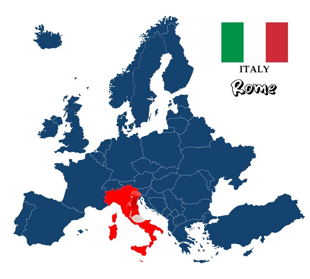 rome map eng