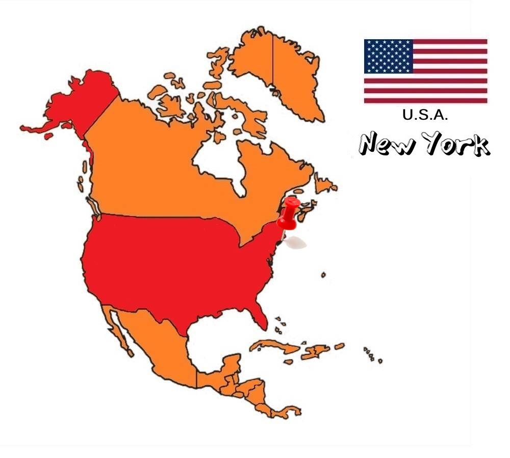 new york map eng